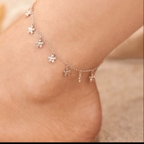 PURA VIDA Anklet Rose Gold Bitty Daisy NEW!🩷 - Picture 2 of 5